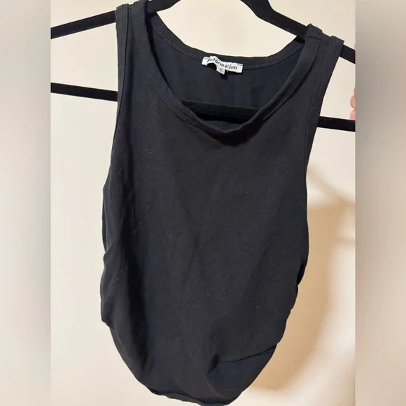 Reformation Elegant Black Tee - Picture 1 of 3